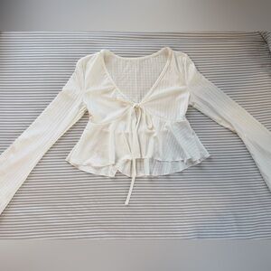 70s ribbed flowy Women's Top